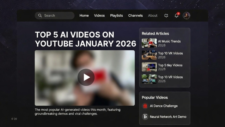 Top 5 AI Videos on YouTube January 2026